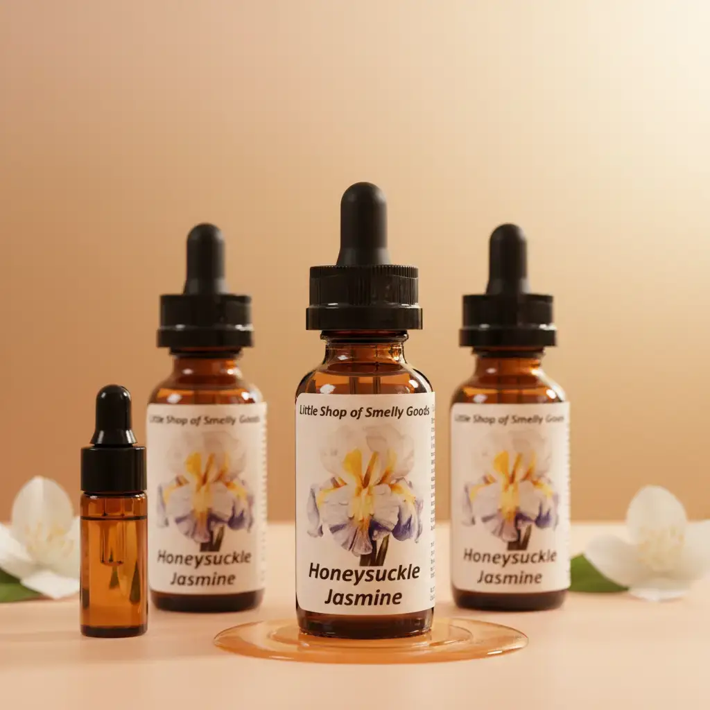 Honeysuckle Jasmine Body & Massage Oil, Smooth Floral Aroma Body Care Product for Radiant Skin