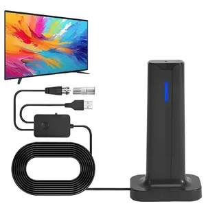 2026 New Indoor Digital TV Antenna 4K 1080P HDTV Antenna Long Range Reception TV Stick Base for Smart TV