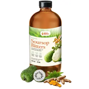 Mira’s Harvest Soursop Bitters Liquid 16oz Premium Grade for Immune Boost