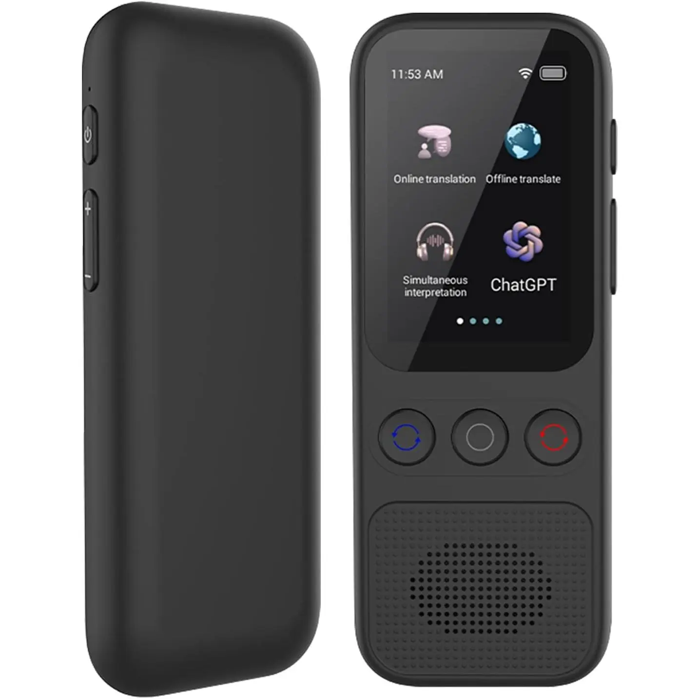 Language Translator Device with 5-inch HD Screen, Instant Two Way Language Translator with 139 Languages, Online/Offline/AI/Voice/Photo Translation, Real Time Translator for Business Learning Travel