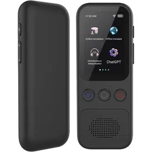 Language Translator Device with 5-inch HD Screen, Instant Two Way Language Translator with 139 Languages, Online/Offline/AI/Voice/Photo Translation, Real Time Translator for Business Learning Travel