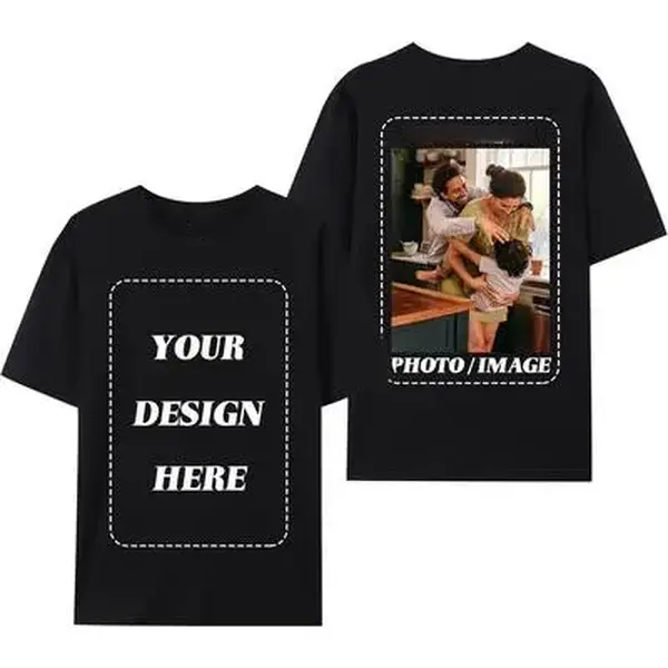 Custom T-Shirts for Men Women, Custom Tees Shirt Design Your Own, Personalized Photo/Graphic T-Shirt
