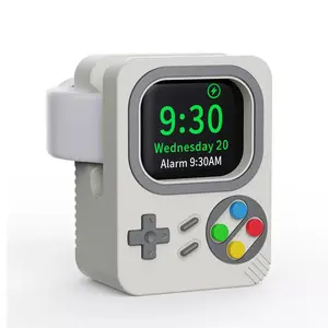 Silicone Charging Stand Base Desktop Holder for Apple Watch Series, Valentine's Day Birthday Christmas Gift, Ca Prop 65 Compliant, Durable, Accessories