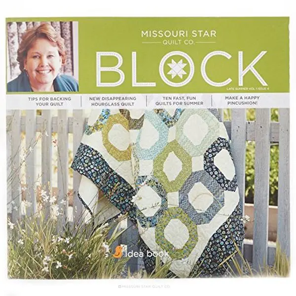 Used Block Magazine - Missouri Star Co, Late Summer 2014, Vol 1 Issue 4, Like-New Soft Cover English Paperback Collectible