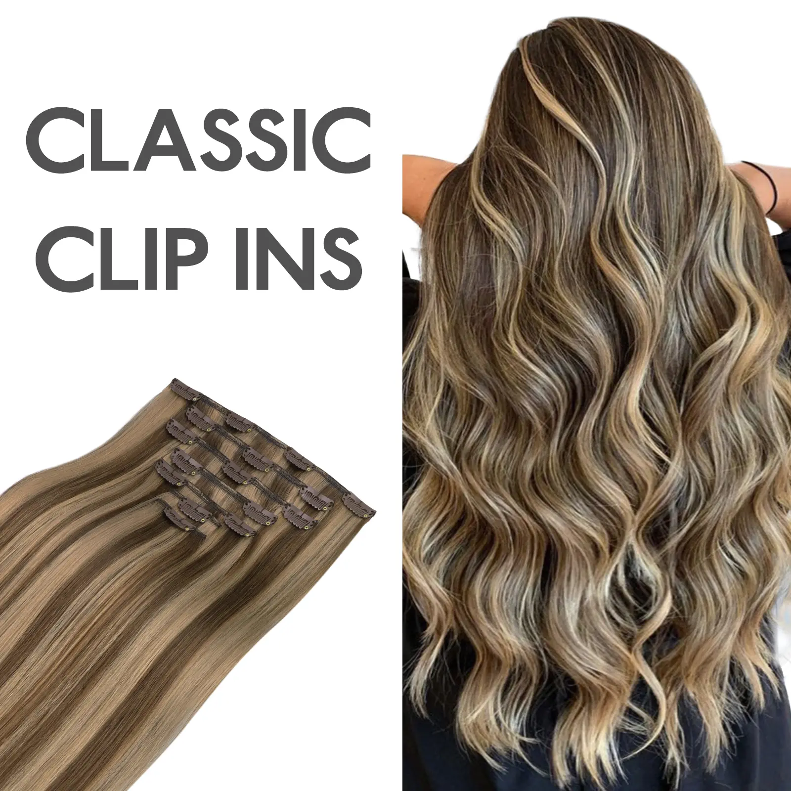 #4/27 Balayage Chocolate Brown to Caramel Blonde