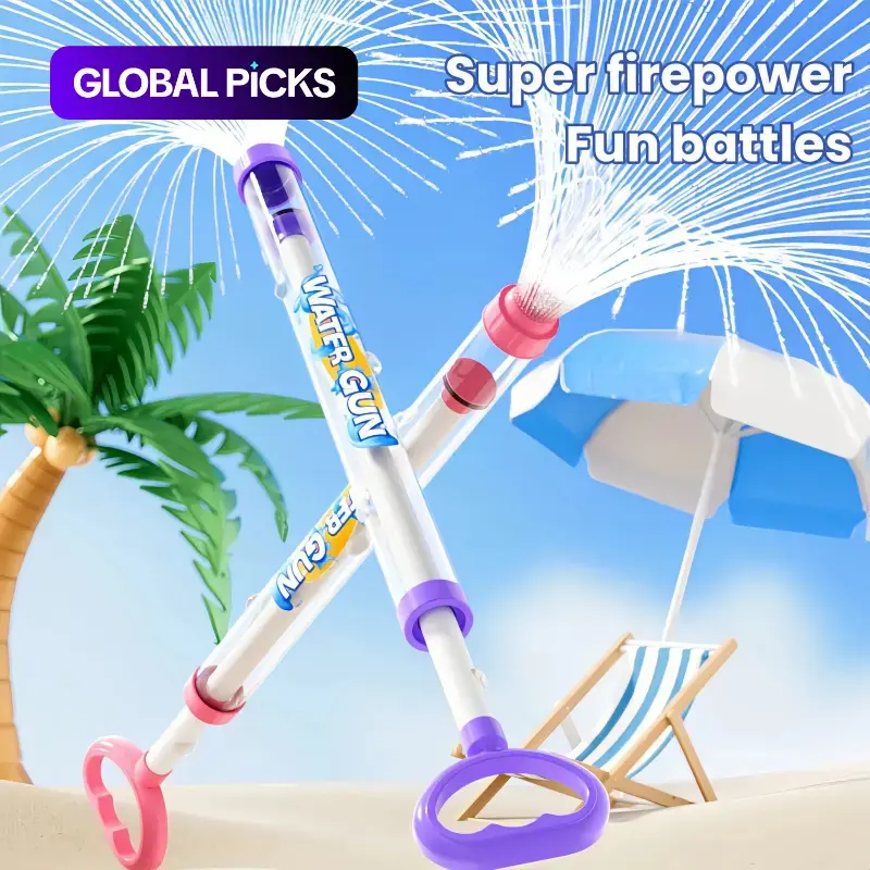 3 Counts Firework Water Gun Toys, Romantic Fireworks Style High Pressure Pull-Out Sprinkler Toy, Portable Water Soaker Toy for Couples and Kids, Bath Toys for Pool Party, Beach and Backyard, Water Guns for Outdoor Summer Play Activities #GLOBAL PICKS