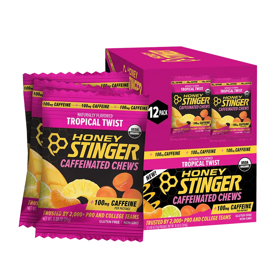 Tropical Twist Caffeinated Energy Chews Box of 12 Tropical Twist Caffeinated Energy Chews Box of 12