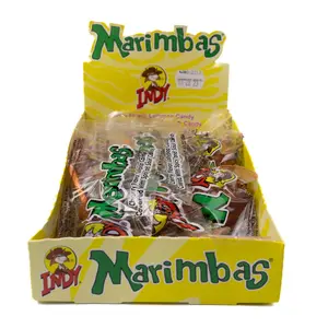 Indy Marimbas Cherry Lollipop With Spicy And Sour Candy Snack 12 Pieces Indy Marimbas Cherry Lollipop With Spicy And Sour Candy Snack 12 Pieces