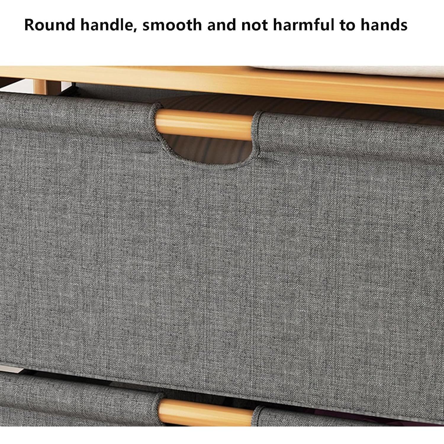 Laundry Basket, Stackable Laundry Basket with Shelves, Vertical Laundry Sorter with Pull-out Removable Bags, Bamboo Laundry Basket for Laundry Room and Bathroom Laundry Basket, Stackable Laundry Basket with Shelves, Vertical Laundry Sorter with Pull-out Removable Bags, Bamboo Laundry Basket for Laundry Room and Bathroom