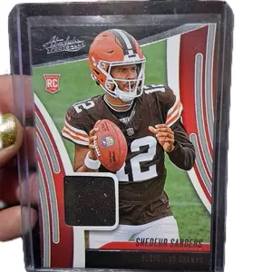 Shedeur Sanders RC Patch Card Absolute Football