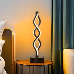 Unique Metal Seaweed Design Table Lamp, USB Powered, Adjustable Lighting, Decorative Lighting, Ideal Gift for Students, Bedroom, Reading, Bar Atmosphere, Ambient Decoration Lamp, Table Night Light