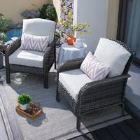 Grey 2 Pieces Chair Set