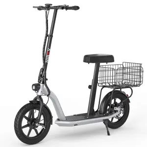 Hiboy ECOM 14 Electric Scooter - Electric Scooter for Adults - 31 Miles Long Range & 22Mph Folding Commuter Electric Scooter - Fat Tire Electric Scooter