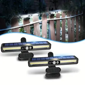 Solar-Powered Outdoor Safety Light Features three lighting modes IP65 waterproof rating Ideal for courtyards, gardens, garages, porches, patios, and Christmas decorations Perfect Christmas gift