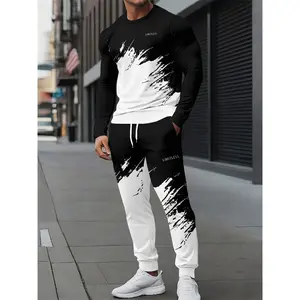 3D Digital Printing Long Pants Long Sleeve Set