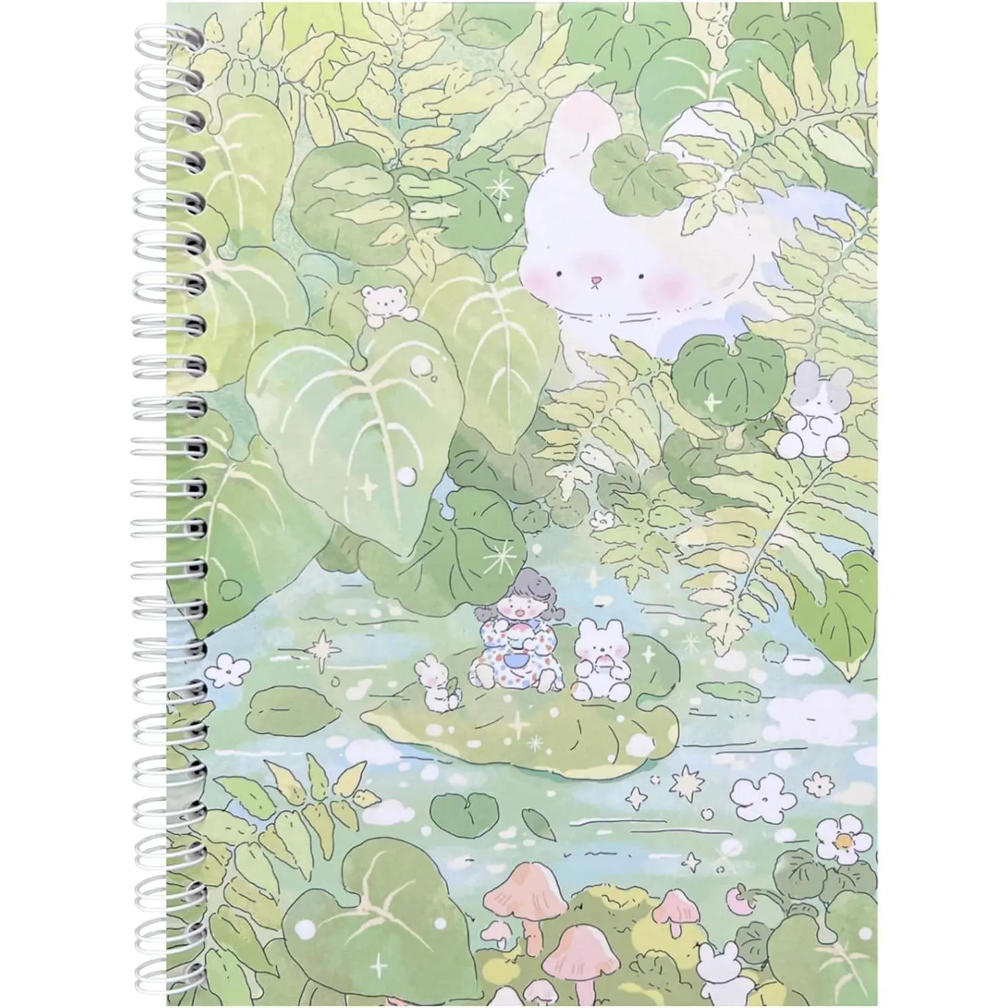 A5 Decorative Sticker Album, 40-Sheet Storage Holder with Blank Release Paper, DIY Scrapbooking Organizer for Adults (GREEN-3), A5 Sheet