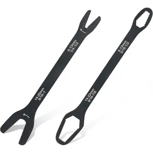 Universal Wrench Set, Multi-functional Wrench Set, SAE & Metric, 1/4"-1"& 6-25mm, 38 sizes in 2 count, for Home and  Repair
