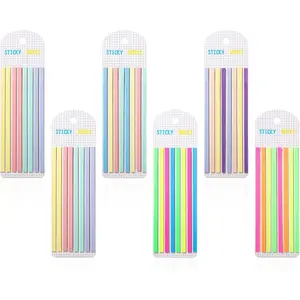 960Pcs Reusable Transparent Highlighter Tape Sticky Long Tabs Clear Sticky Tabs for Annotating Books Highlighting Strips Index Tab for Office School Supplies