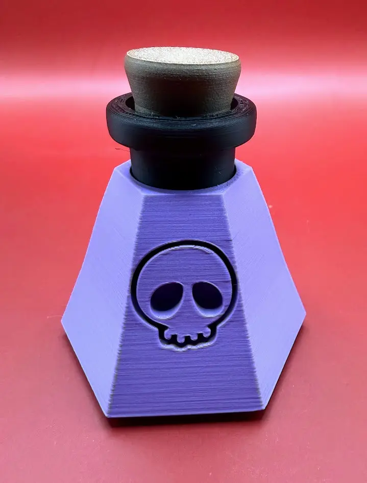 Fantasy Potion Bottle Clicker - Mechanical Keyboard Fidget Toy - Desk Clicker