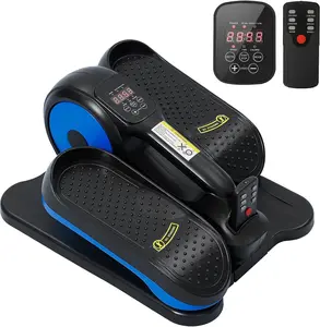 Under Desk Elliptical Machine,Electric Ellipse  Exerciser as See on TV with Remote Control,12 Level Speeds Seated Pedal Exerciser for Seniors Adults, Manual & Auto Mode