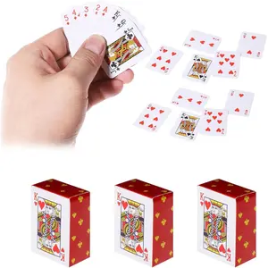 3 Decks Mini Playing Cards, Party Spoof Fun Smal Playing Cards, Miniature Poker Cards, Mini Poker Game for Adults, Party Favor, Tiny Deck of Novelty Party Gift for Par, Christmas, Halloween(Small)