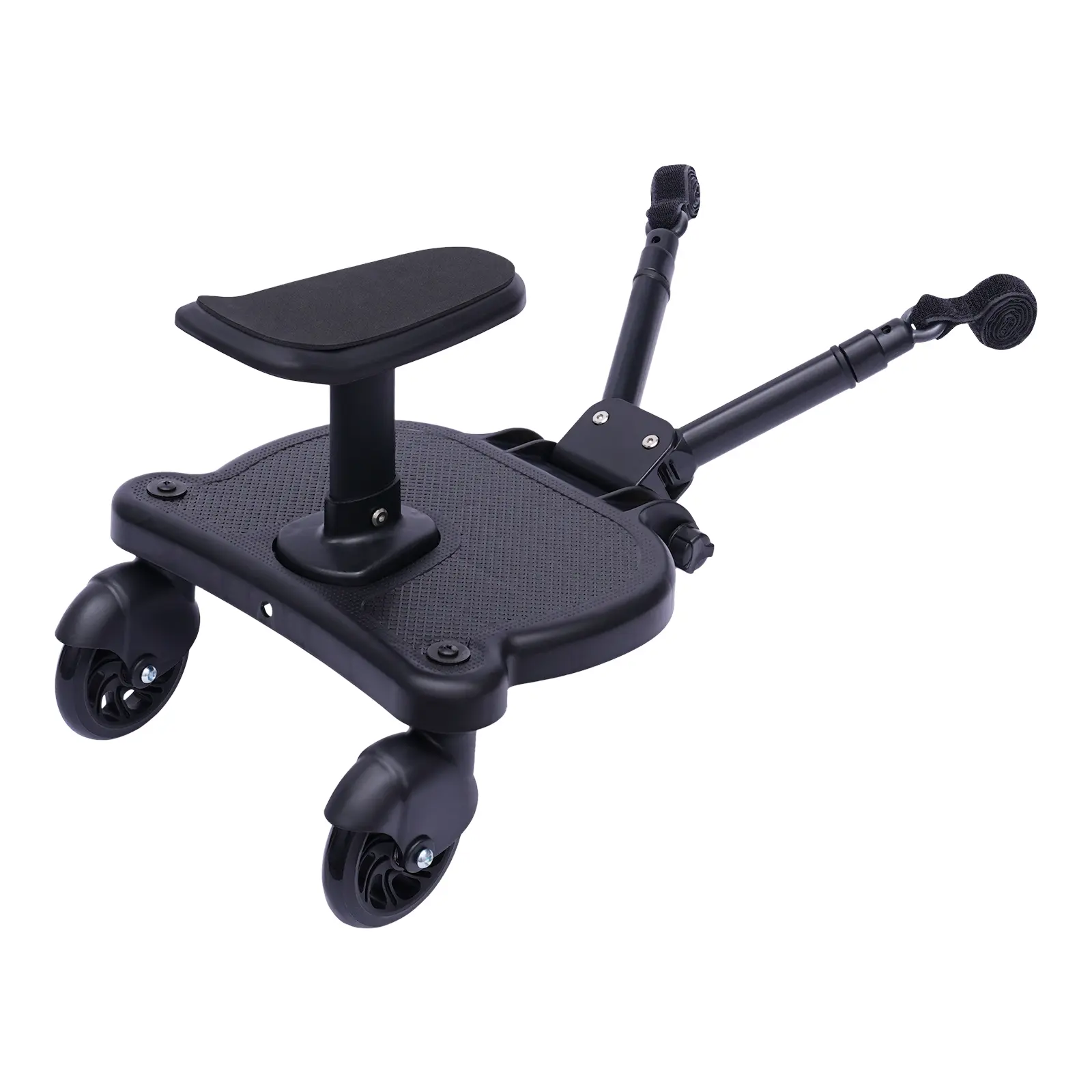 Universal Stroller Ride Board, 2-in-1 Buggy Board with Detachable Seat Standing Board, Stroller Glider Board Suitable for Most Brands of Strollers, Sit&Stand Stroller Board Holds Children Up to 55lbs Father Son High School Graduation Gift