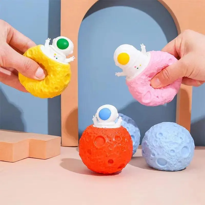 Astronaut Planet TPR squeeze cup relieves stress pop fun toy anti-stress stress stress restless senses adult children