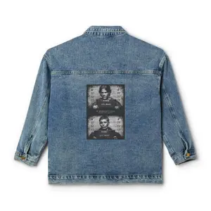 Supernatural Mugshot Denim Jacket – Dean & Sam Winchester Arrest Photo Design