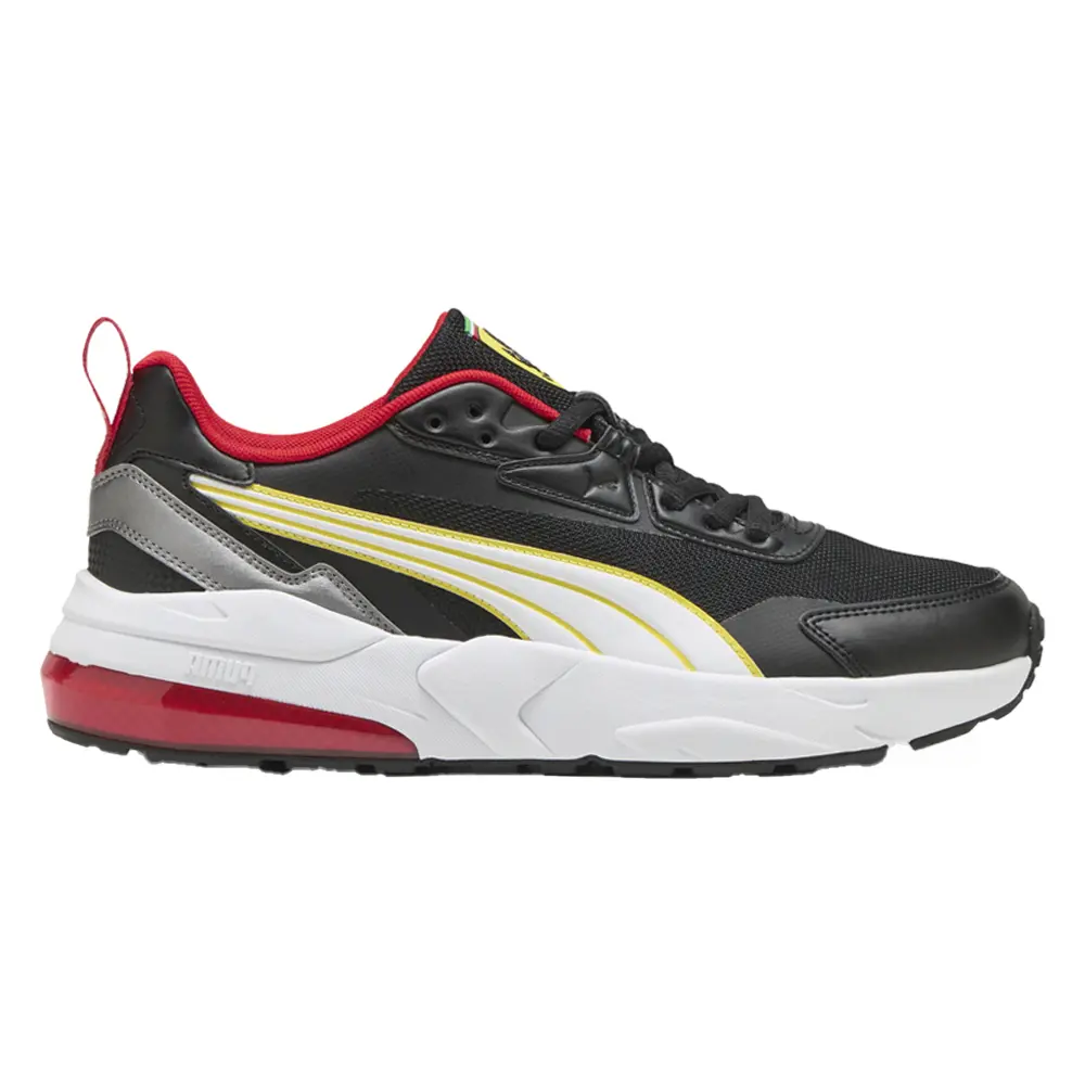 PUMA Mens Scuderia Ferrari Vis2k Lace Up Sneakers Shoes Casual - Black PUMA Mens Scuderia Ferrari Vis2k Lace Up Sneakers Shoes Casual - Black