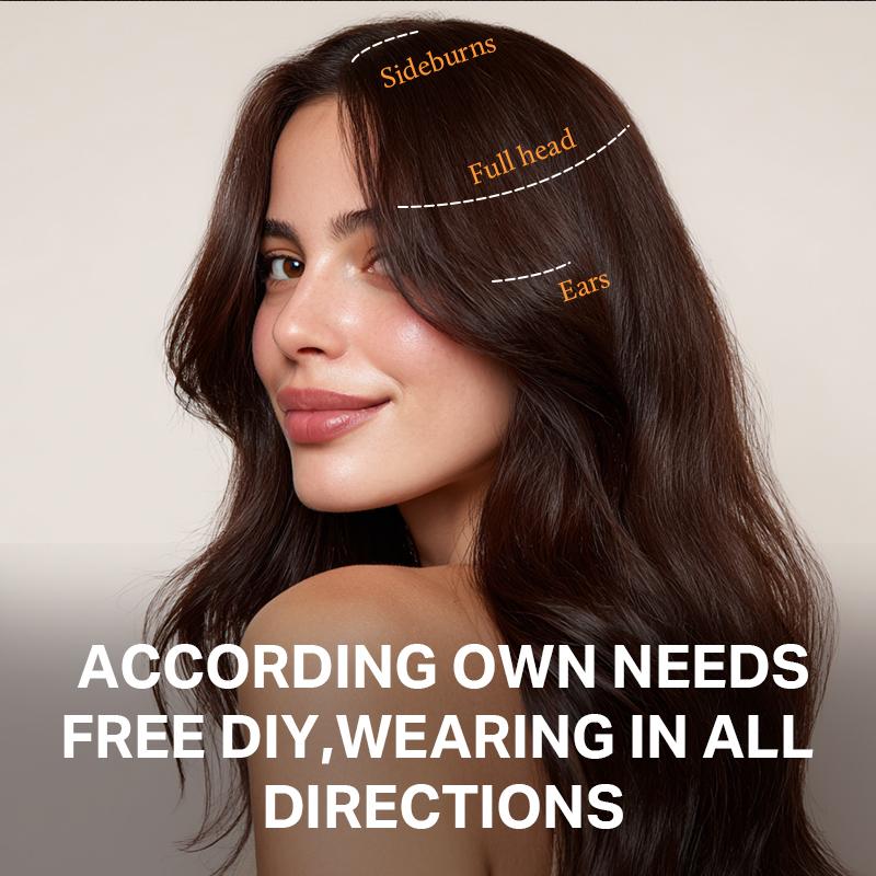 Doores Genius Seamless Tape-In Weft Hair Extensions 16–24" Straight 100% Human Hair For Daily Use