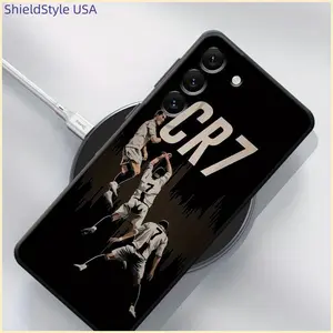 Fun Cool Football Star CR7 Case for Samsung Galaxy Note 8 S9+ S25 S20 S10 S21 S23+ S20 FE S22+ S23 Ultra S24 Plus 5G Core Soft Phone Cover Shell Trendy Creative