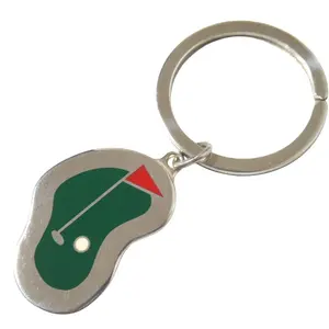 Pre-owned Tiffany & Co. Sterling Silver 925 (Ag925) Small Leather Goods Silver Golf Course Key Holder