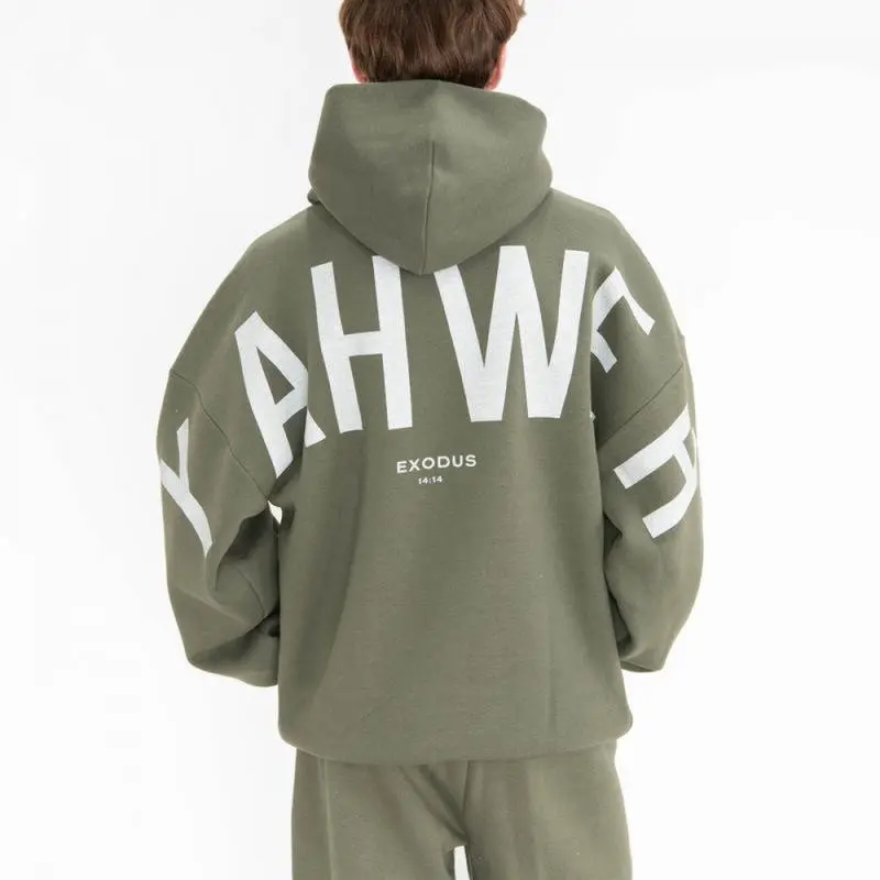 (New)Essential Hoodie |             Christian Oversized Hoodies, Heavyweight Faith Sweatshirts with Yahweh, Yeshua, Forgiven Designs, Super Soft Religious Apparel Gifts for Women & Men