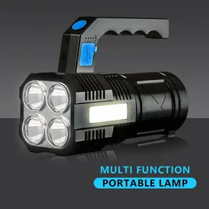 Multifunctional Rechargeable Flashlight with Exquisite Box, Strong Light Explosion And Telescopic Zoom, Outdoor Ultra Long Endurance, COB Work Light, Magnetic Repair Light, Multifunctional Sidelight, for Home, Camping, Repairs And Emergencies
