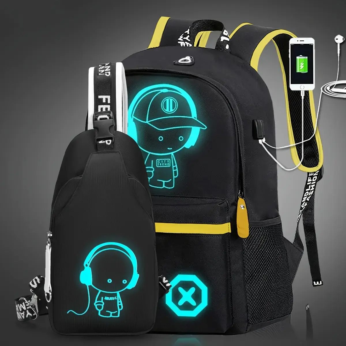 30031 Black With Yellow + 3295 Black