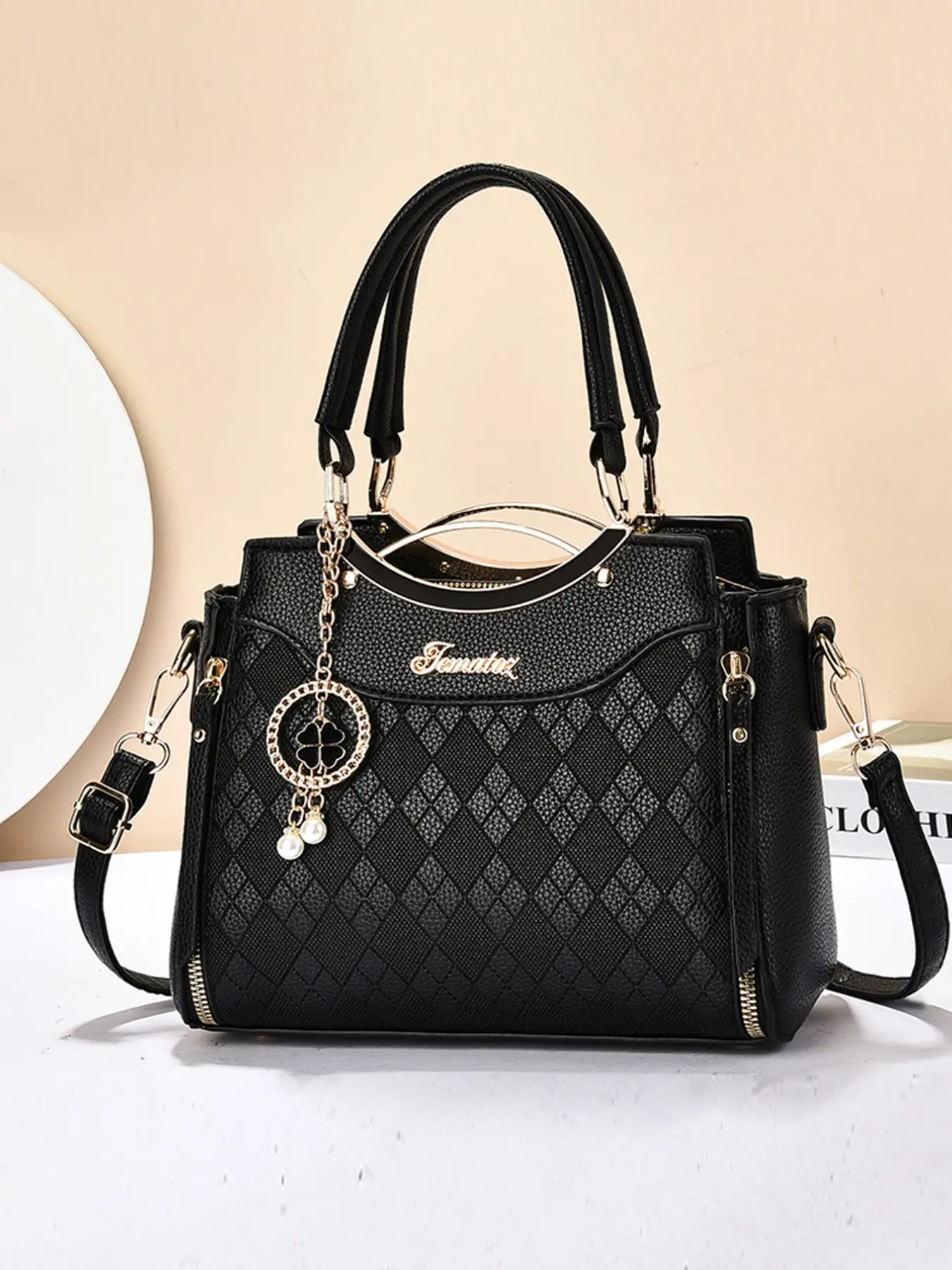 Fashion Vintage Crossbody Handbag, Multifunctional Large Capacity, Carry All Crossbody, Stylish Design, New Women's Small Square Bag, Casual Multi-Layer Shoulder Bag, Fashionable Versatile Purse, Fashion Bags