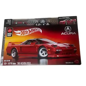 ‘90 Acura NSX Brick Shop   Hot Wheels 876 Pieces
