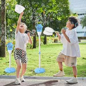 Children's Bubble Machine Adjustable Height 20000 Bubbles Per Minute Automatic Bubble Gun Toy Gift Christmas Birthday Adult Gift