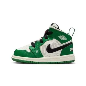 Toddler's Jordan 1 Mid Pine Green/Sail-Black (HF3201 300)