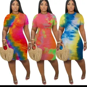 tye dye dresses Casual Womenswear