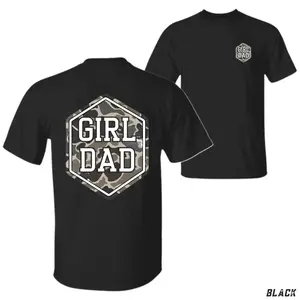 [Sale Up To 50%] Camo Girl Dad T-Shirt,/Sweatshirt/Hoodie – Dad of Daughters Tee – Cool Father Graphic T-Shirt Gift