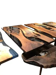 Clear Epoxy Table
