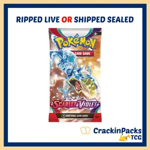 Pokemon TCG: Scarlet & Violet Base Booster Pack - RIP LIVE (**Bounty**)