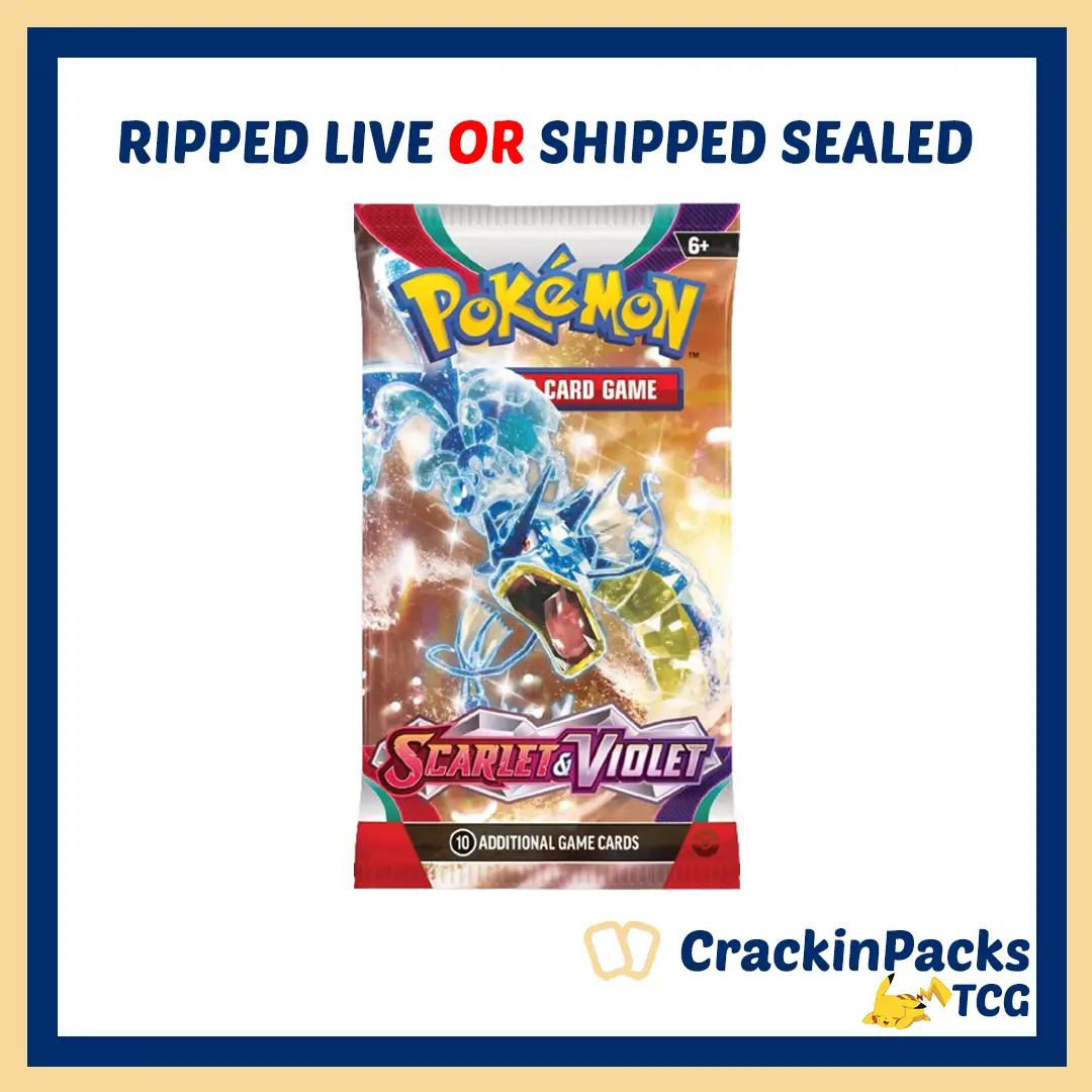 Pokemon TCG: Scarlet & Violet Base Booster Pack - RIP LIVE (**Bounty**)