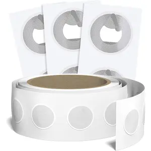 NFC Tags Sticker with NTAG216 Blank Chips NFC Stickers Adhesive Labels RFID Tags Rewritable Memory Compatible with NFC-Enabled Smartphones and Devices (Tag216-30PCS)