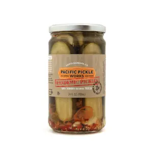 Pandemic Pickles 24oz Jar - Spicy Habanero Caraway Pickle Halves