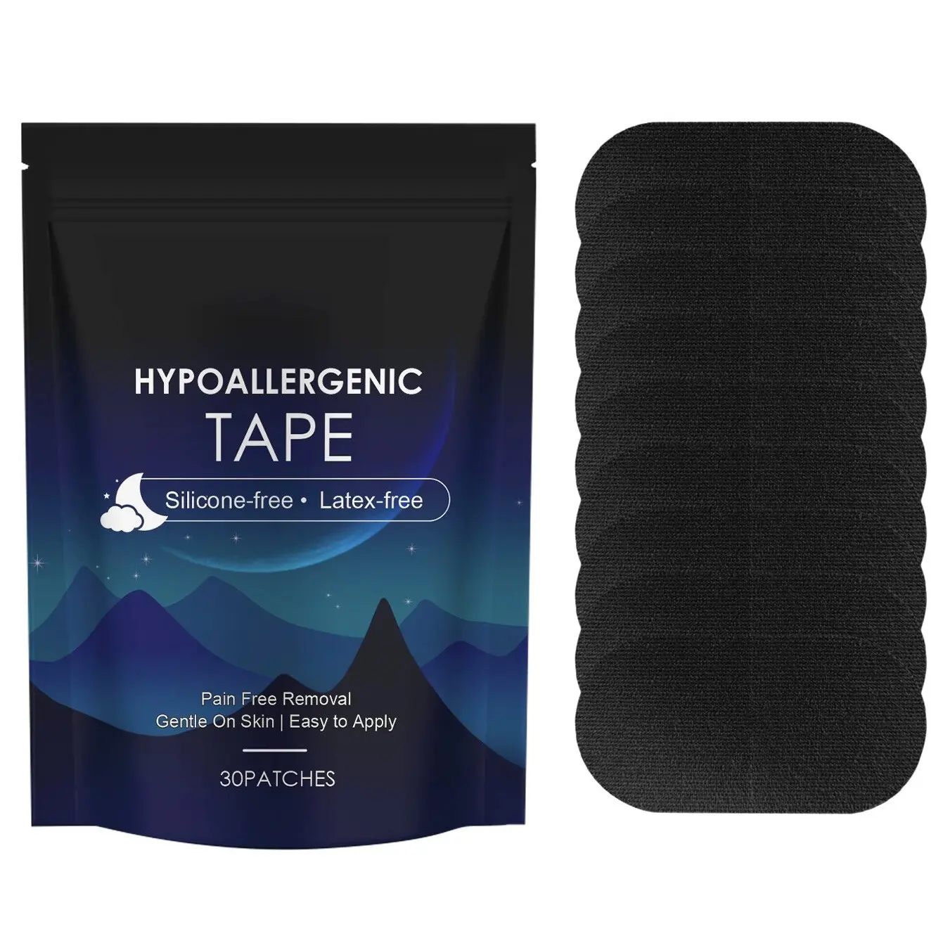 Breathable Mouth Tape, 30/60/90 Counts Sleep Mouth Tape, Snore Mouth Tape, Sleep Mouth Guard, Sticky Sleep Tape, Body Care Kit for Men & Women, Sleep Breathing Patch, Snoring Relief Sticker, Snoring Solution