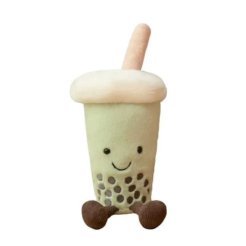 JC The Cutest Matcha Boba Plushie Ever! | Soft Kawaii Bubble Tea Stuffed Toy | Perfect Gift for Boba Addicts
