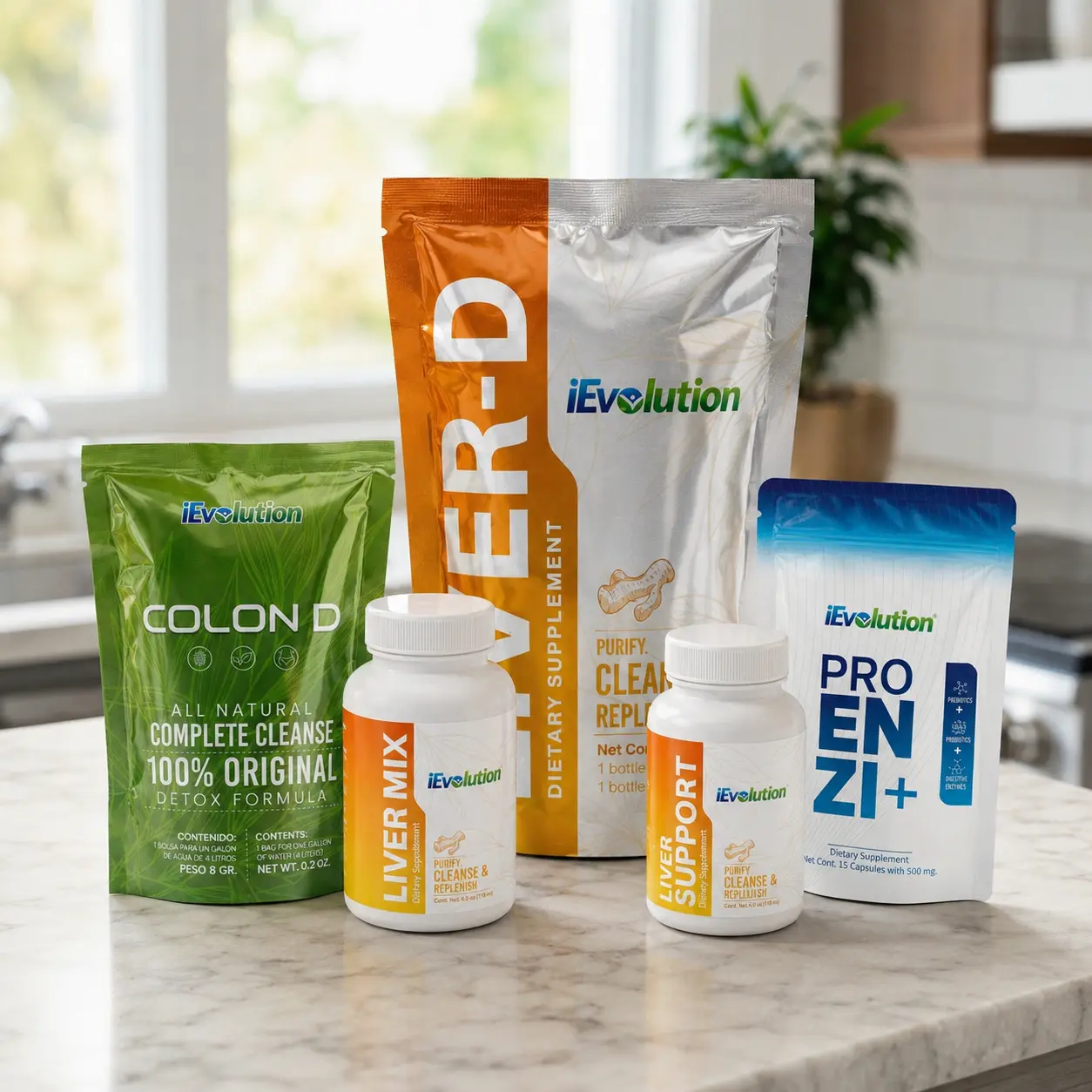 7-Day Detox, Cleanse — Colon, Liver, and Gallbladder Cleanse with Digestive Enzymes