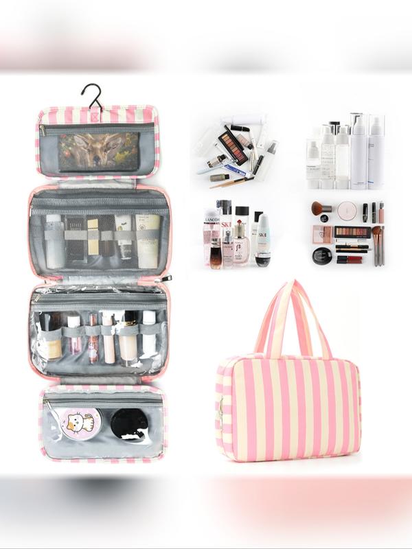 Large Capacity Travel Makeup Bag, Portable Cosmetic Organizer, Dry Wet Separation, Ideal for Daily Use, Perfect Gift Choice, Travel Cosmetic Bags